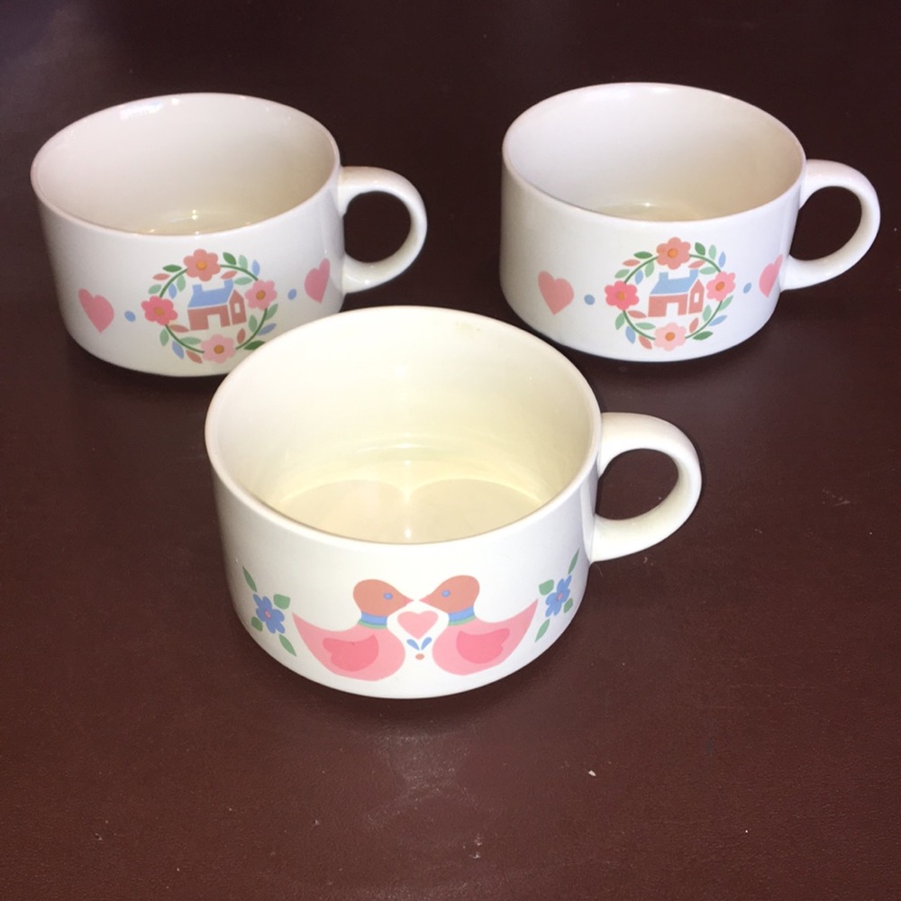Vintage Cottage Core Oversized Mugs